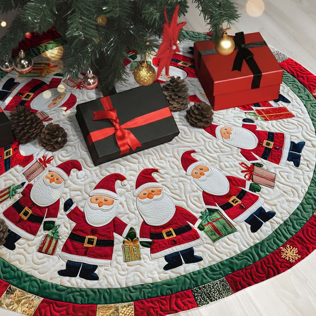 Santa Claus Christmas Tree Skirt QFHM5281002 - Image 5