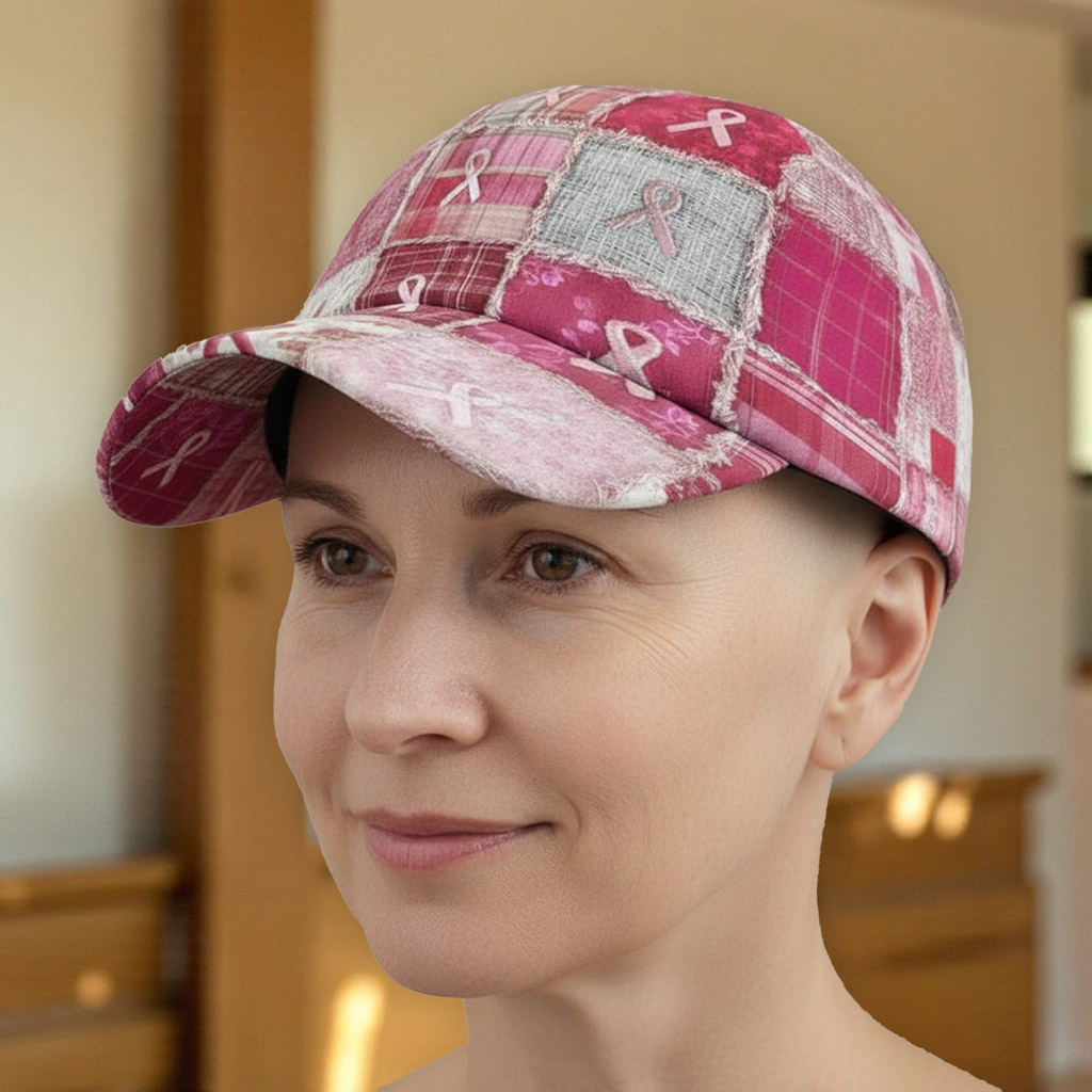 Breast Cancer Patchwork Cap QFNT5131001 - Image 5