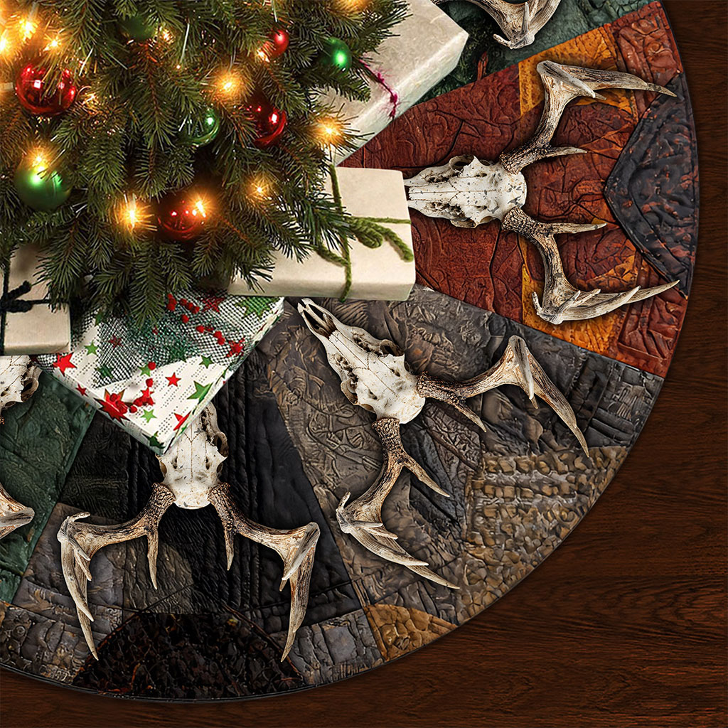 Dear Hunting Christmas Tree Skirt QFNT5221002 - Image 4