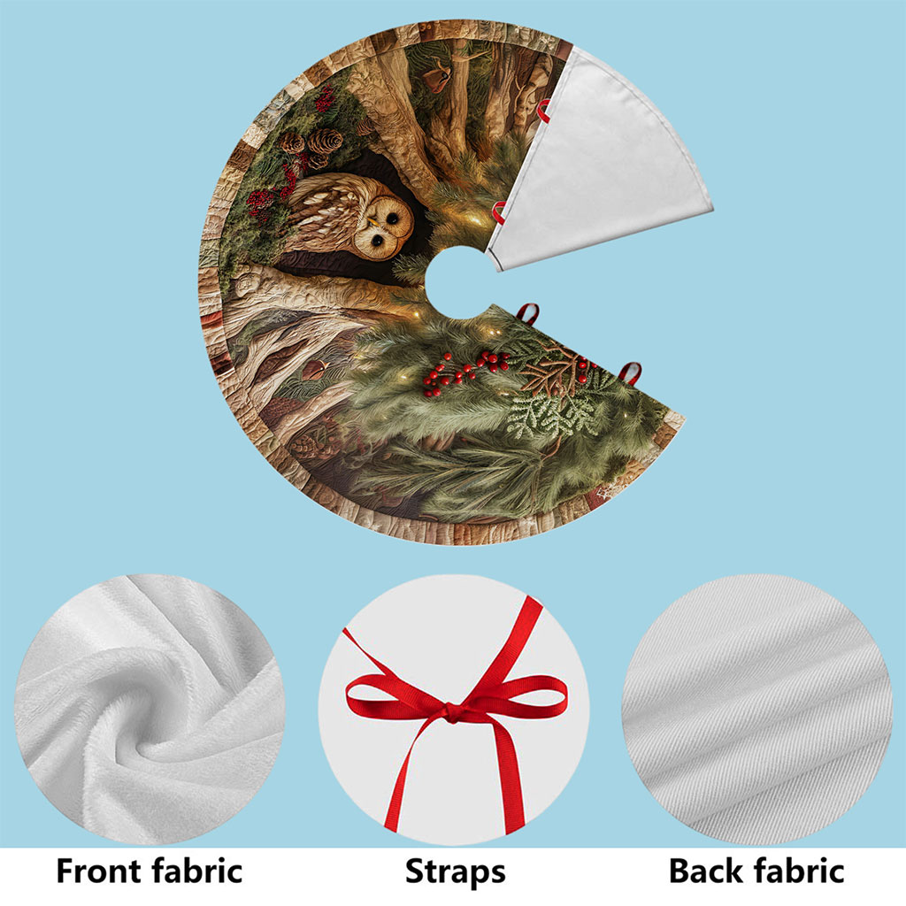 Owl Christmas Tree Skirt QFNT5231002 - Image 4