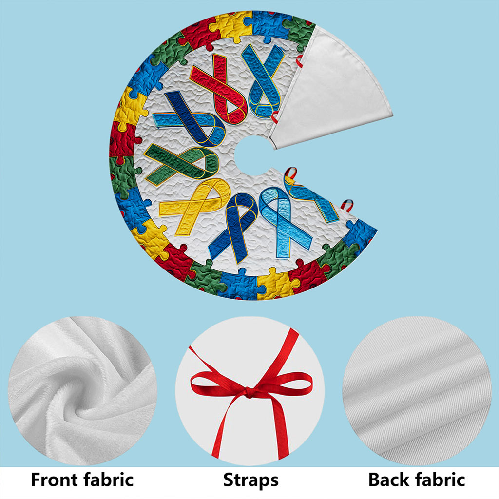 Autism Awareness Christmas Tree Skirt QFNT5251002 - Image 4