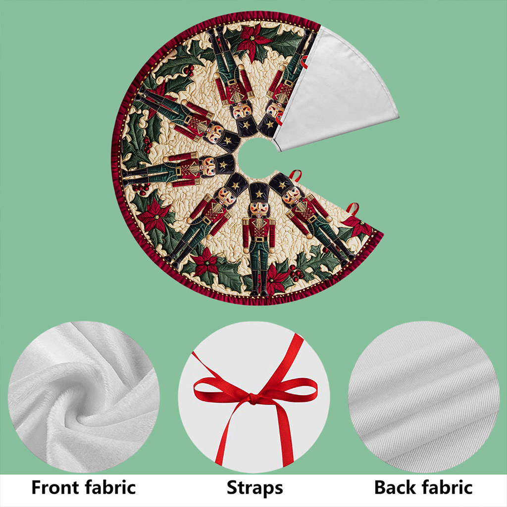 Nutcracker Christmas Tree Skirt UKNT5251004 - Image 4