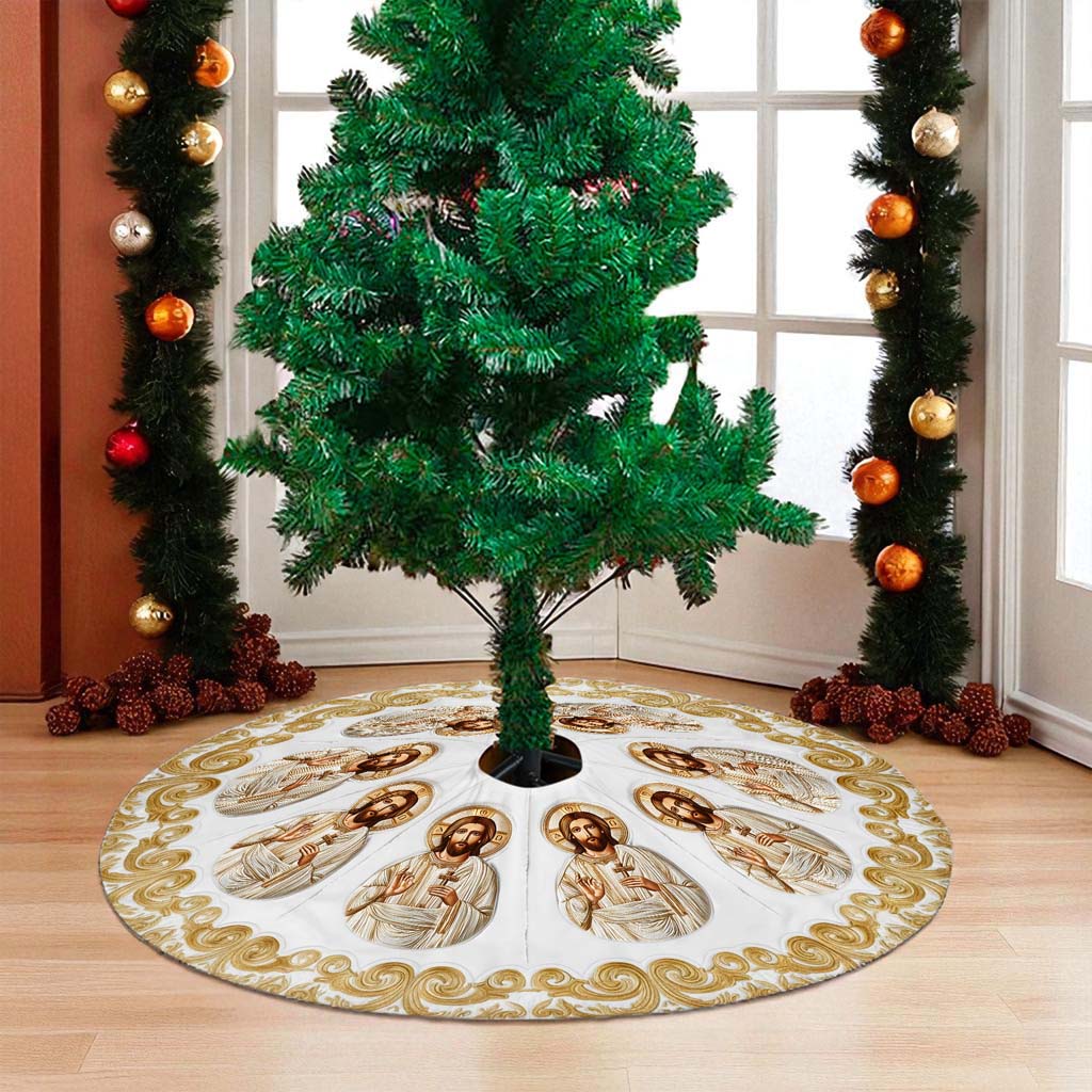 Jesus Christmas Tree Skirt QFHM5281001 - Image 5