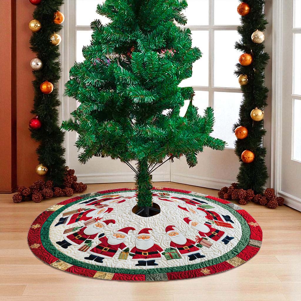Santa Claus Christmas Tree Skirt QFHM5281002 - Image 6