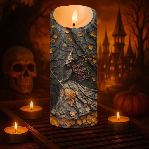 Custom Witch Halloween Led Candle UKTD5220801 - Image 5