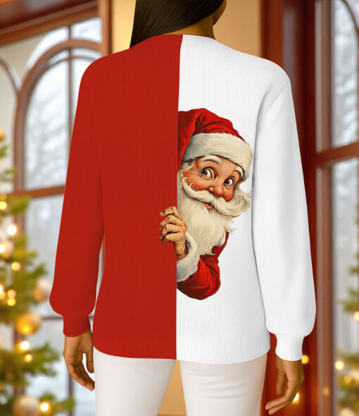 Christmas Santa Claus Knitted Cardigan UKTZ5161001 - Image 2