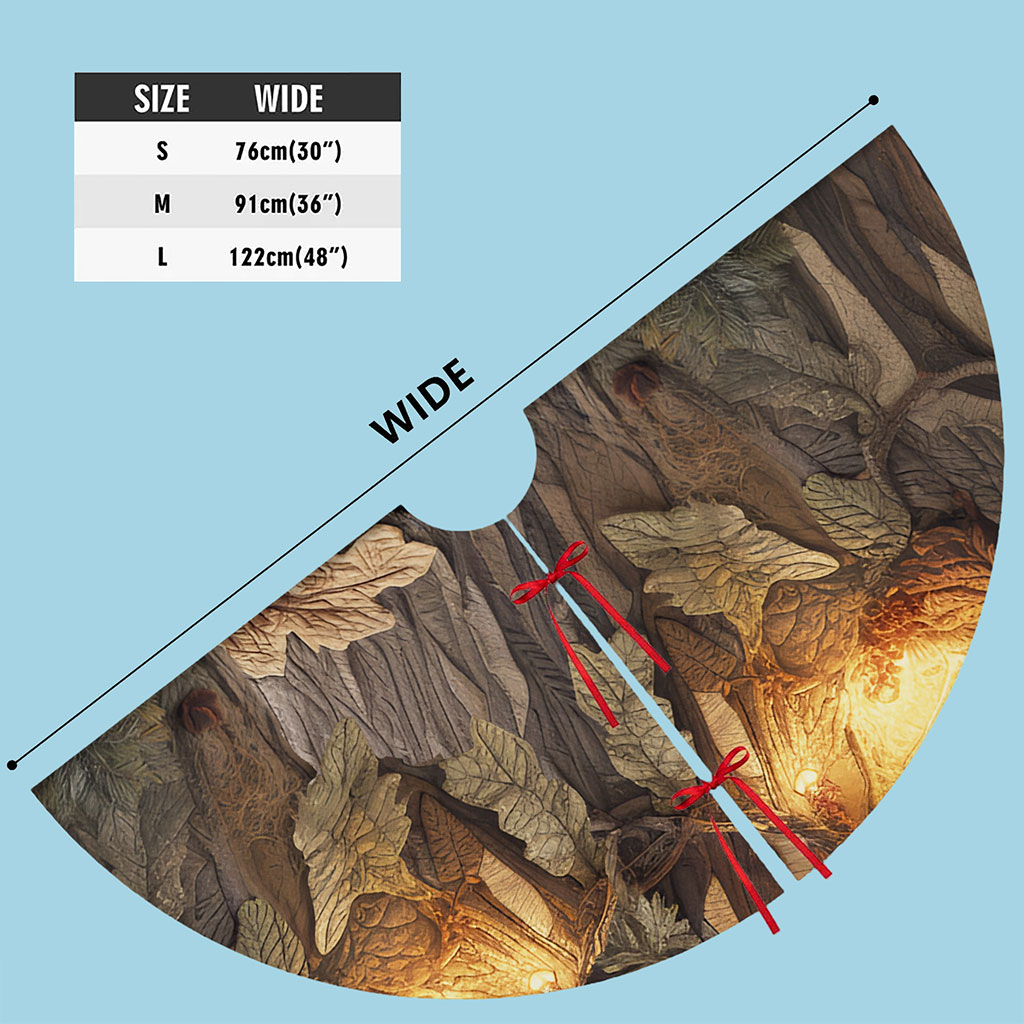 Raccoon Christmas Tree Skirt QFNT5241001 - Image 5