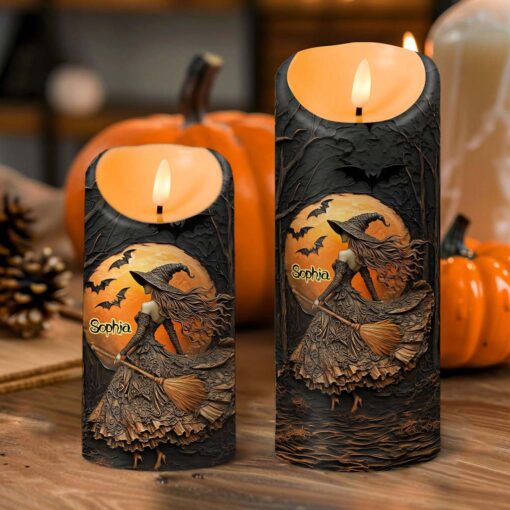 Custom Witch Halloween Led Candle UKTD5220802 - Image 3