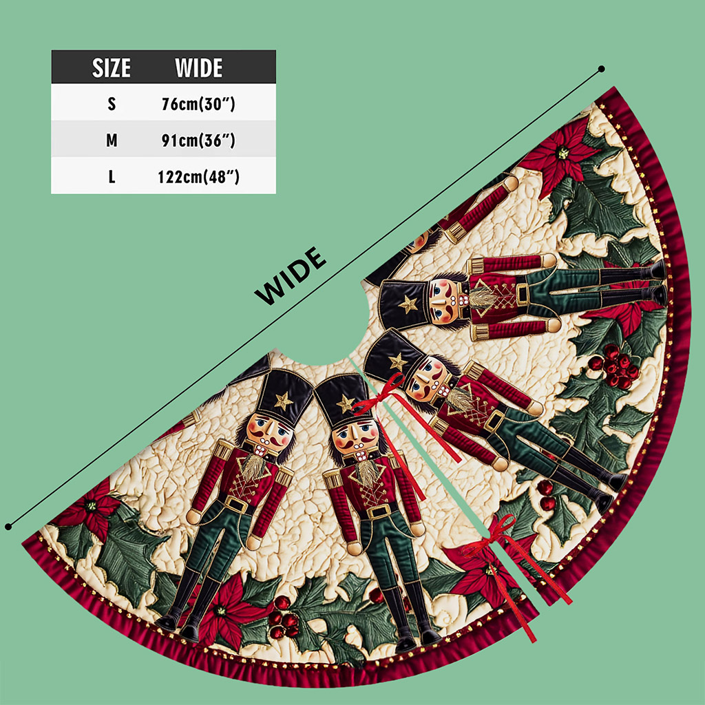 Nutcracker Christmas Tree Skirt UKNT5251004 - Image 5