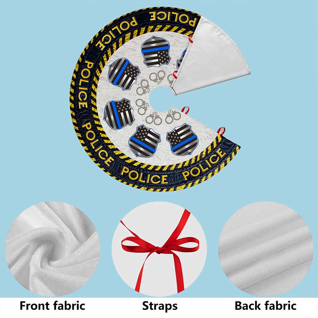Police Christmas Tree Skirt QFPY5271002 - Image 5