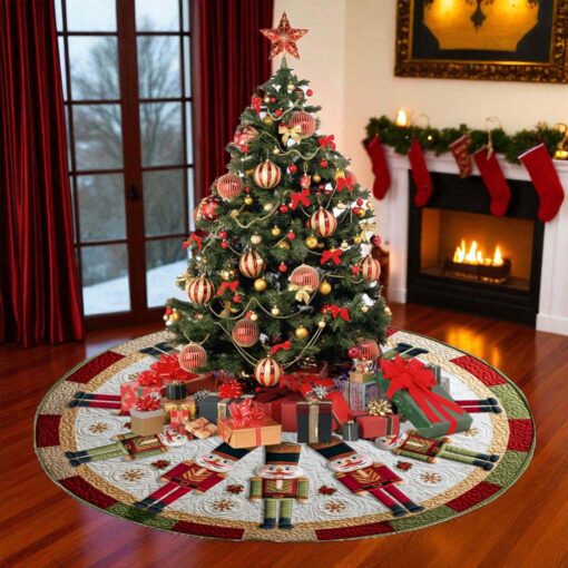 Nutcracker Christmas Tree Skirt QFHM5081006 - Image 5