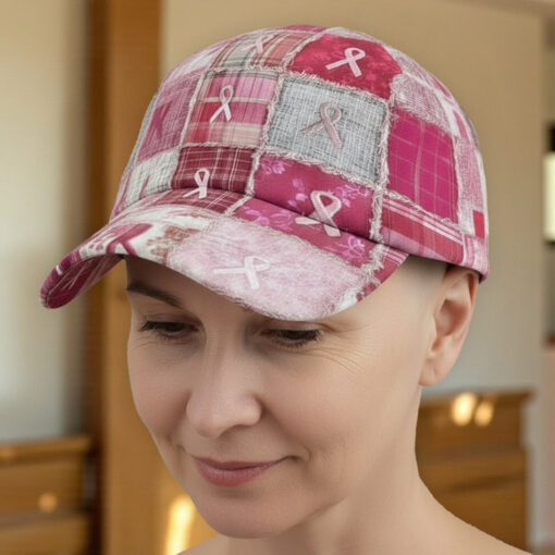Breast Cancer Patchwork Cap QFNT5131001 - Image 4