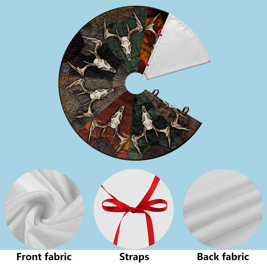 Dear Hunting Christmas Tree Skirt QFNT5221002 - Image 6