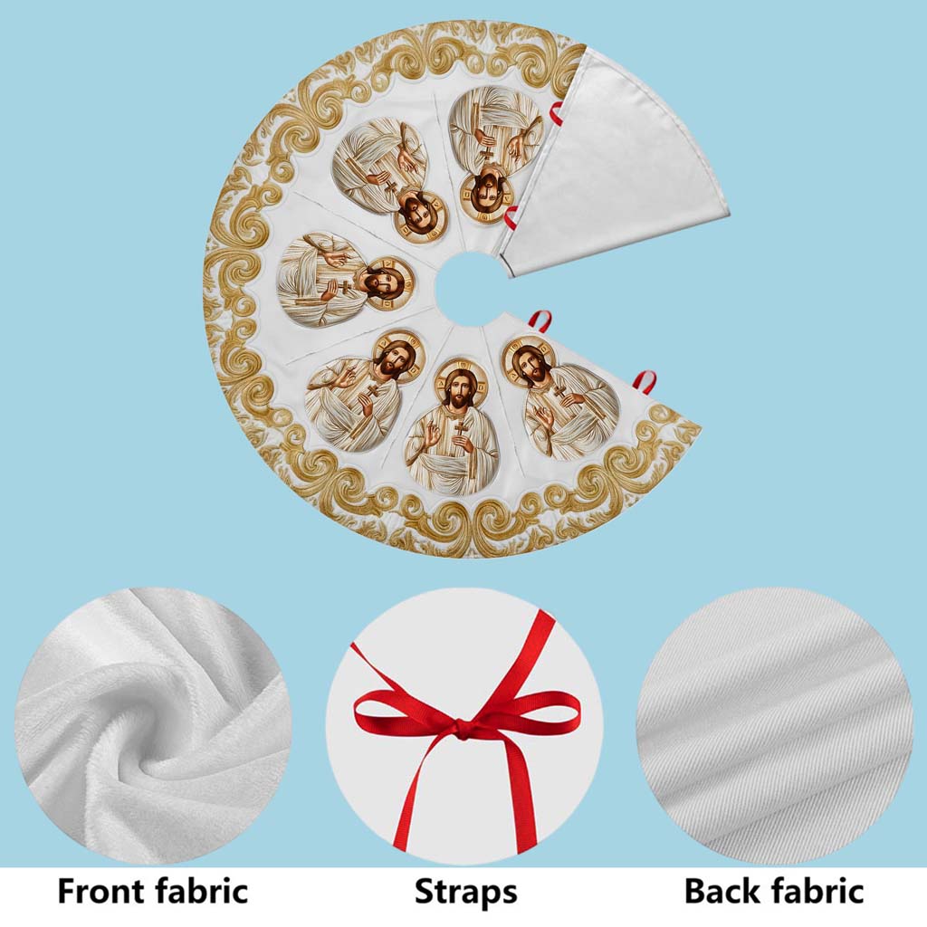 Jesus Christmas Tree Skirt QFHM5281001 - Image 7
