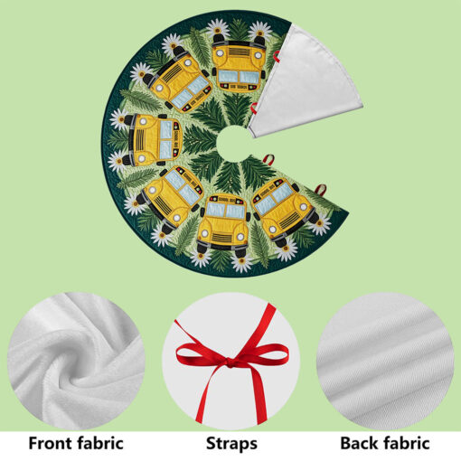 School Bus Christmas Tree Skirt QFTO5171001 - Image 7