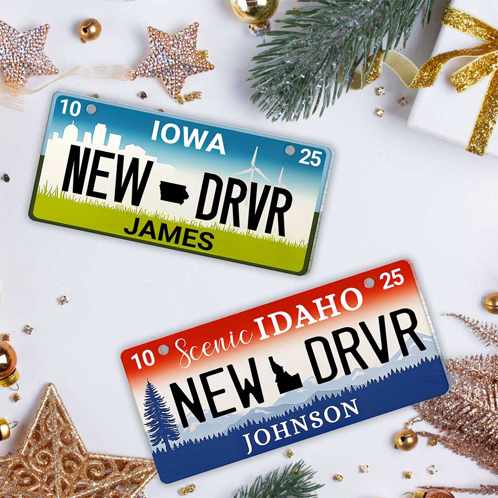 Personalized New Driver Ornament 2025, Custom State New Driver License Ornaments UKTZ5031003 - Image 6