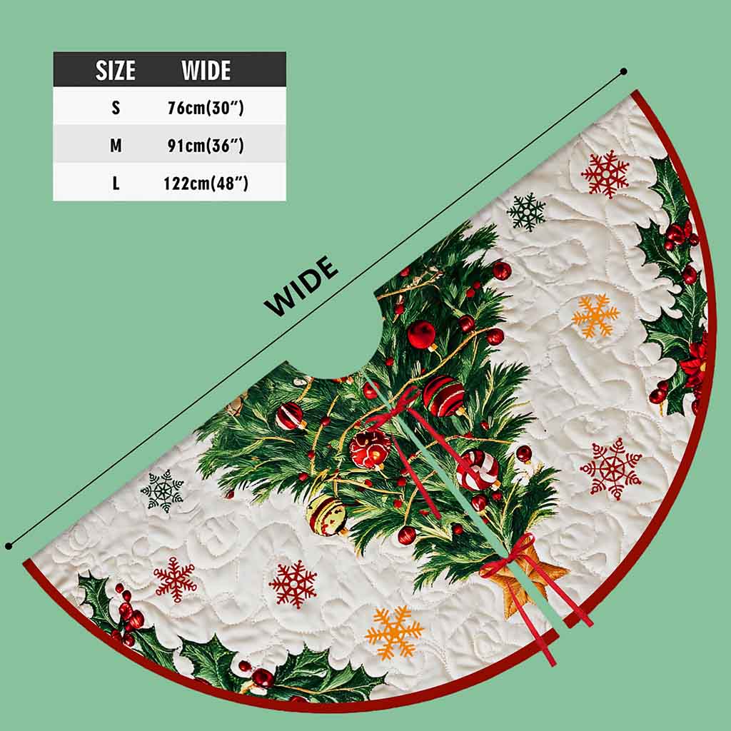Pomeranian Christmas Tree Skirt UKND5291002 - Image 7