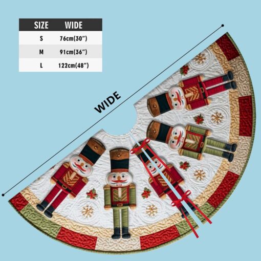Nutcracker Christmas Tree Skirt QFHM5081006 - Image 7