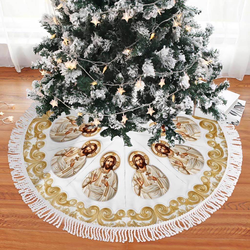 Jesus Christmas Tree Skirt QFHM5281001 - Image 2