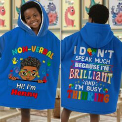 Personalized Kid Blanket Hoodie QFHM5260905