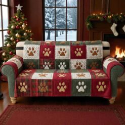 Paw Dog Quilted Sofa Cover QFTD5291002