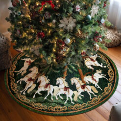 Horse Christmas Tree Skirt UKTO5311002