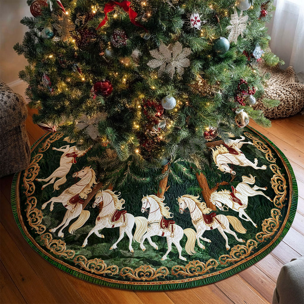 Horse Christmas Tree Skirt UKTO5311002