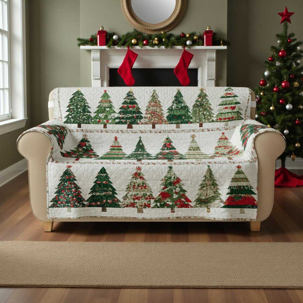 Christmas Tree Sofa Cover QFTD5041102 - Image 3