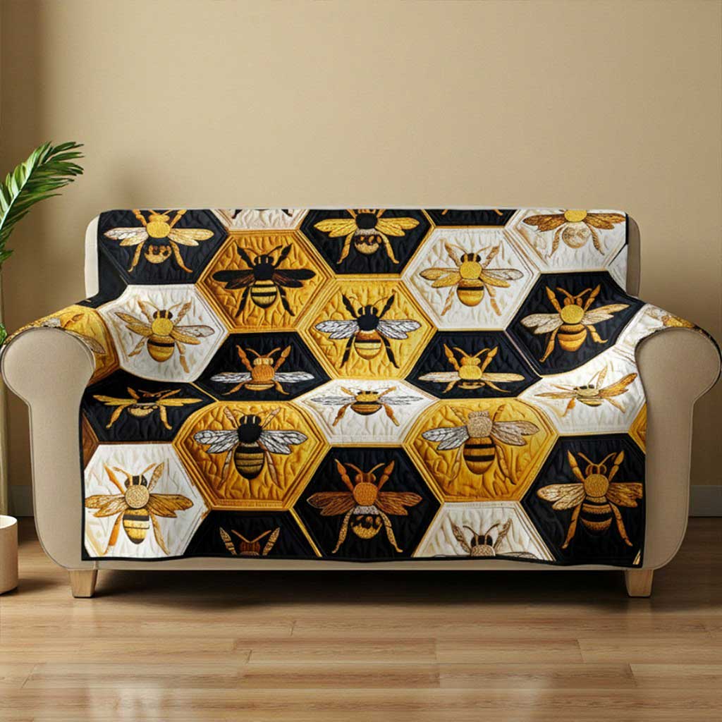 Honeybee Quilt Sofa Cover QFND5051102 - Image 3