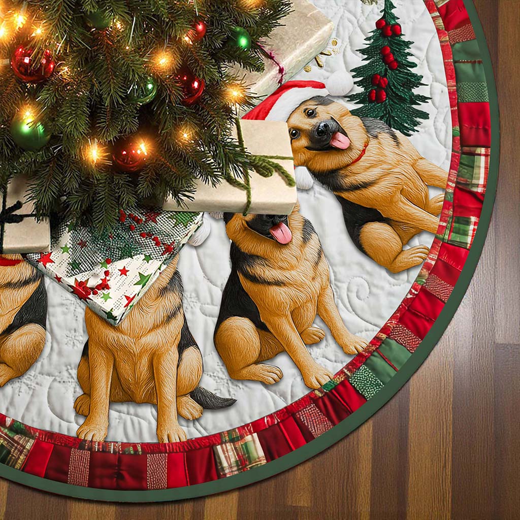 German Shepherd Christmas Tree Skirt UKHA5061101 - Image 3