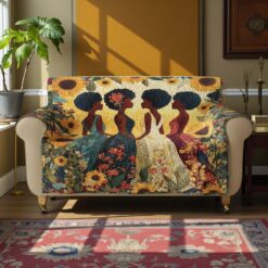 Black Women Quilted Sofa Cover QFTD5041104