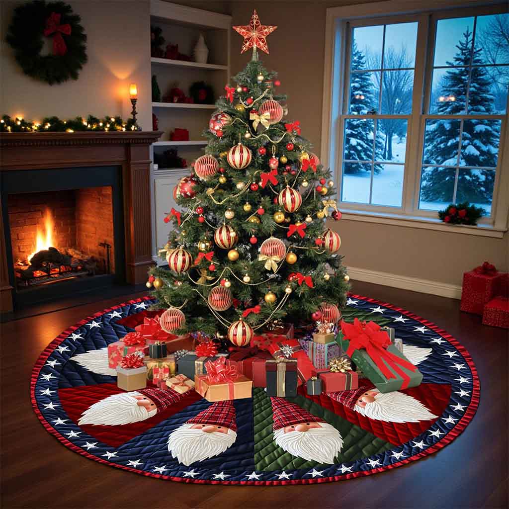 Gnomes Christmas Tree Skirt UKND5051103 - Image 4