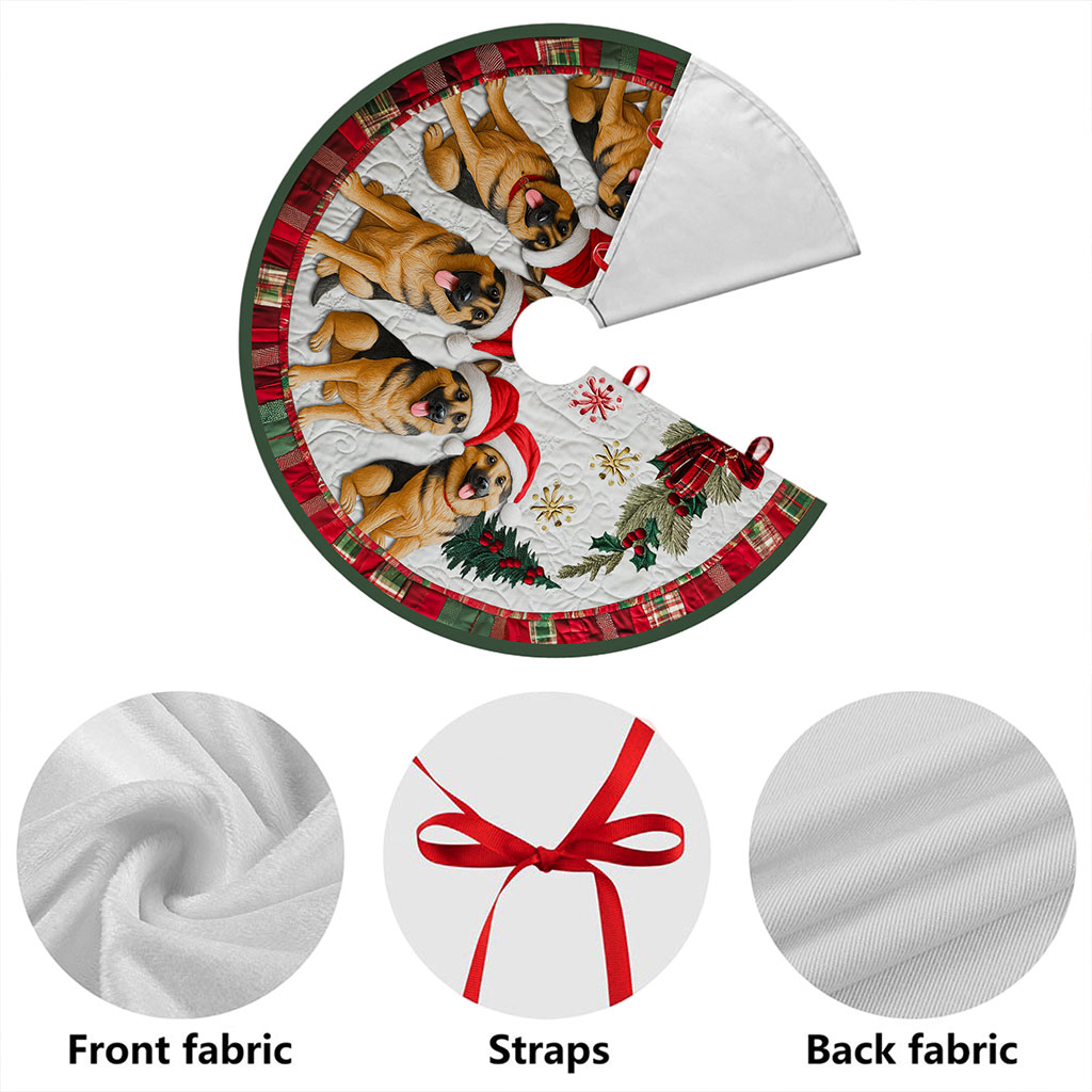 German Shepherd Christmas Tree Skirt UKHA5061101 - Image 6