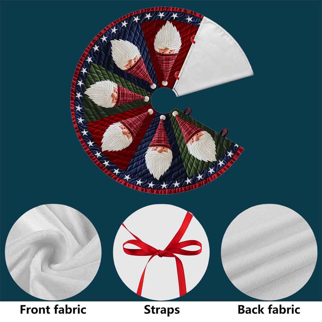 Gnomes Christmas Tree Skirt UKND5051103 - Image 7