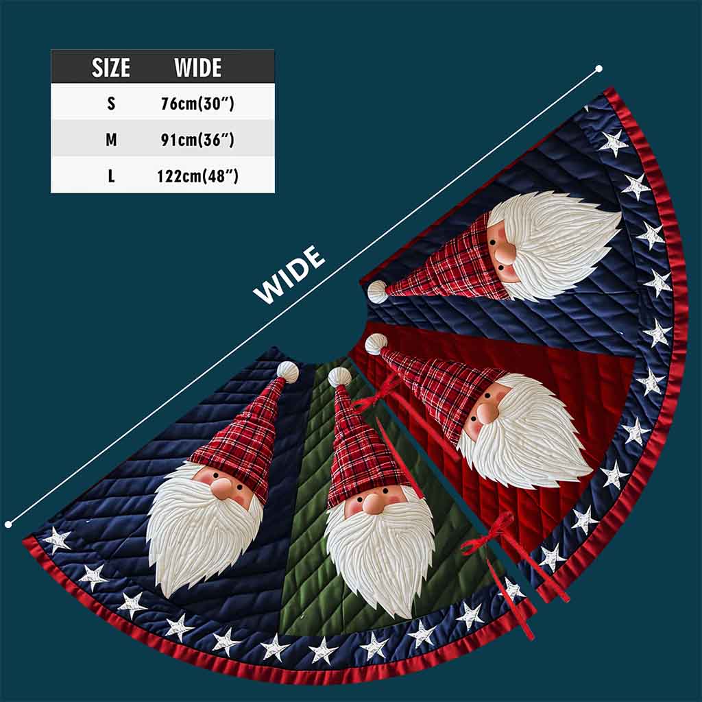 Gnomes Christmas Tree Skirt UKND5051103 - Image 6