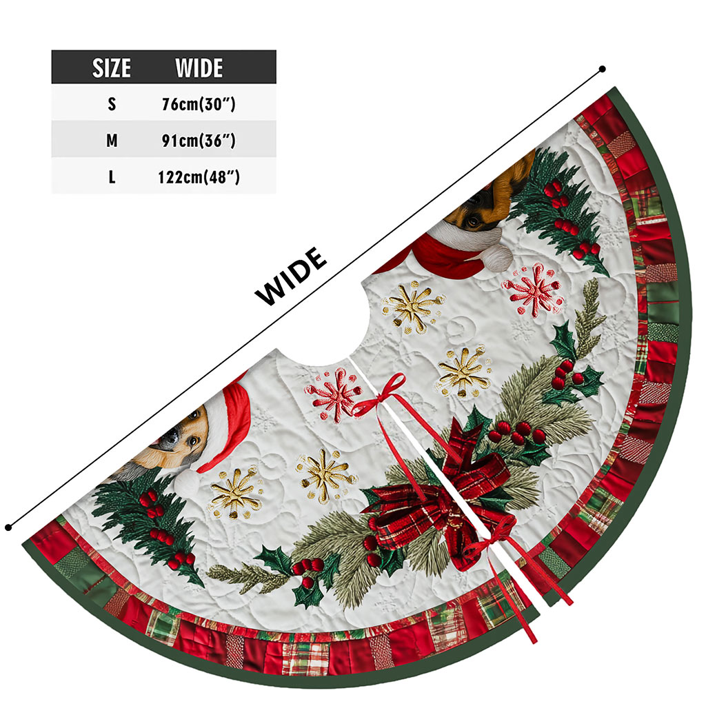 German Shepherd Christmas Tree Skirt UKHA5061101 - Image 5