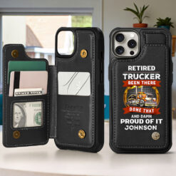 Custom Truck Driver Retirement Flip Phone Case THTZ5241203