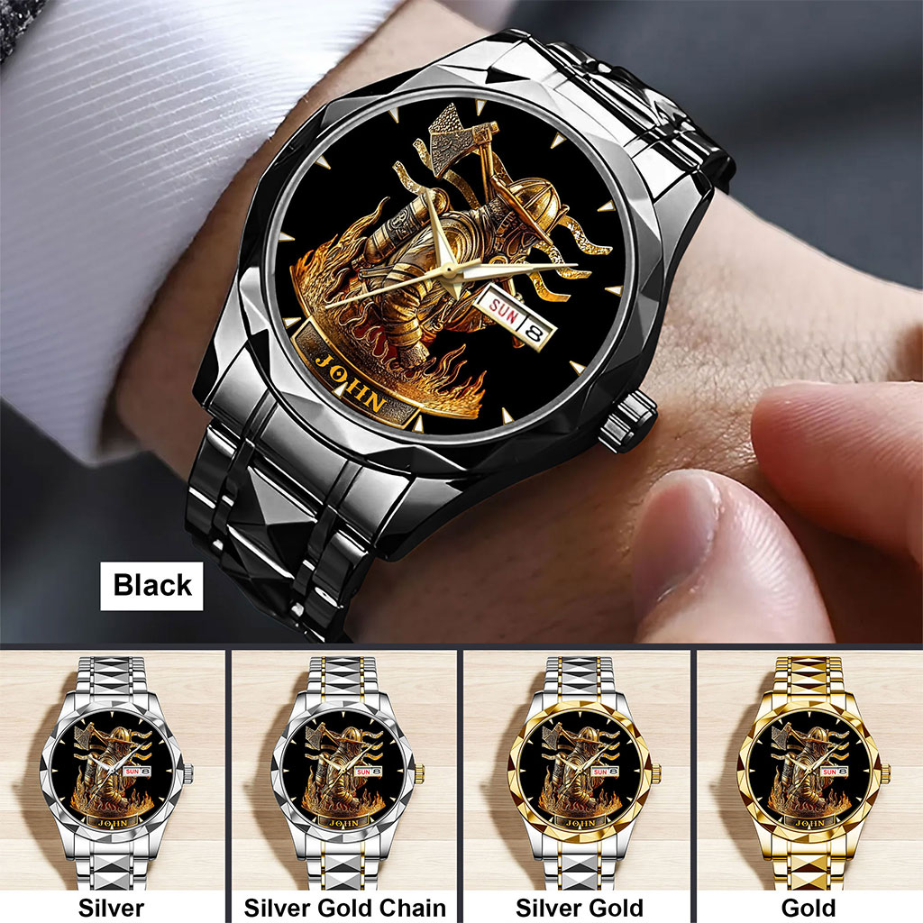 Personalized Firefighter Luxury Quartz Watch QFTO5181201