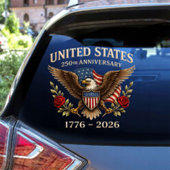 Personalized America 250th Anniversary Car Sticker UKTO5120103