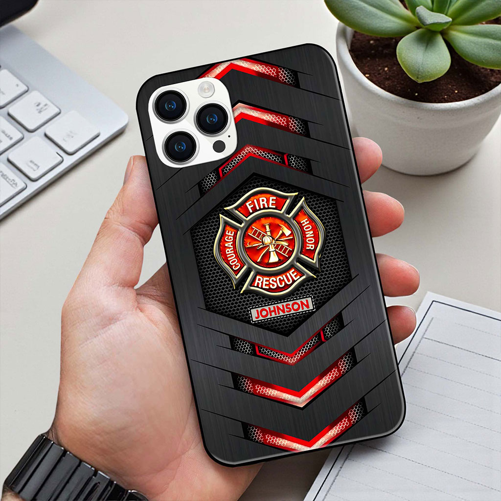 Gift For Fireman, Firefighter GiftsPhone Case UKHA6130102 - Image 2