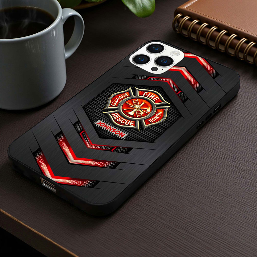 Gift For Fireman, Firefighter GiftsPhone Case UKHA6130102 - Image 3