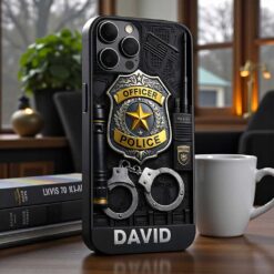 Personalized Police Phone Case UKUU6100102