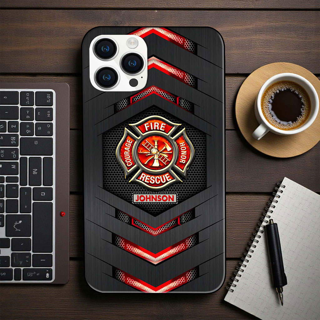 Gift For Fireman, Firefighter GiftsPhone Case UKHA6130102 - Image 4