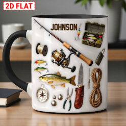 Custom Fishing Ceramic Cup THUU6130101